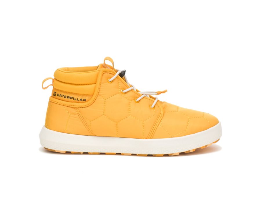 Yellow Caterpillar CAT CODE Scout Mid Men\'s Sneakers | CAT-210HA